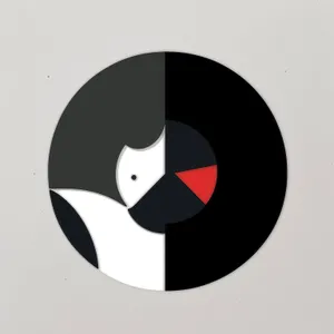 Black Circle Symbol Design