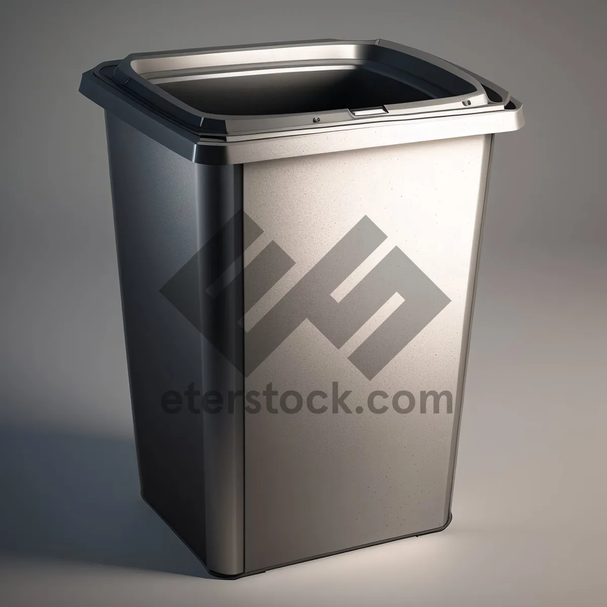 Picture of 3D Box Shredder Container Ashcan Bin