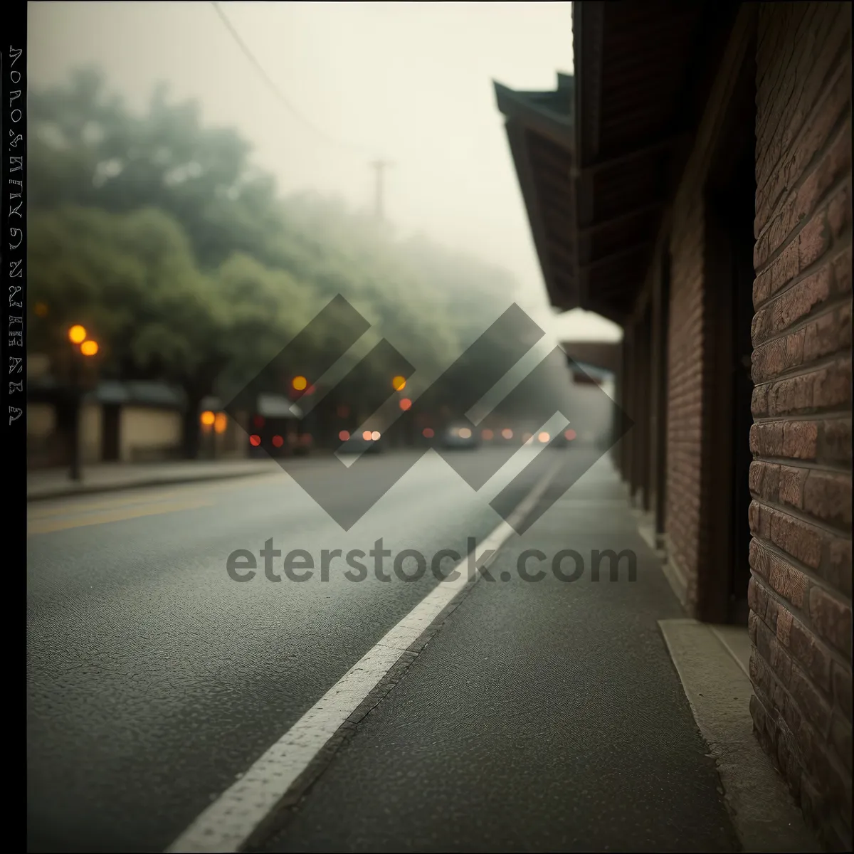 Picture of Fast Lane Drive: Highway Speed on Empty Freeway