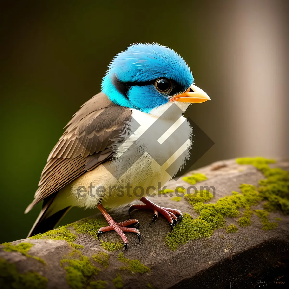 Picture of Cute Brown Starling with Majestic Feathers