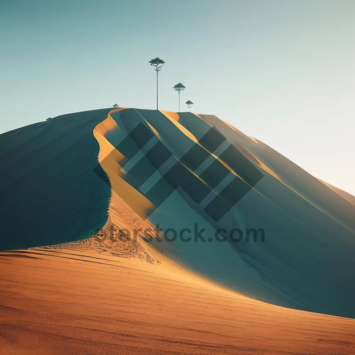 Picture of Sunset Over Desert Dunes: A Serene Adventure