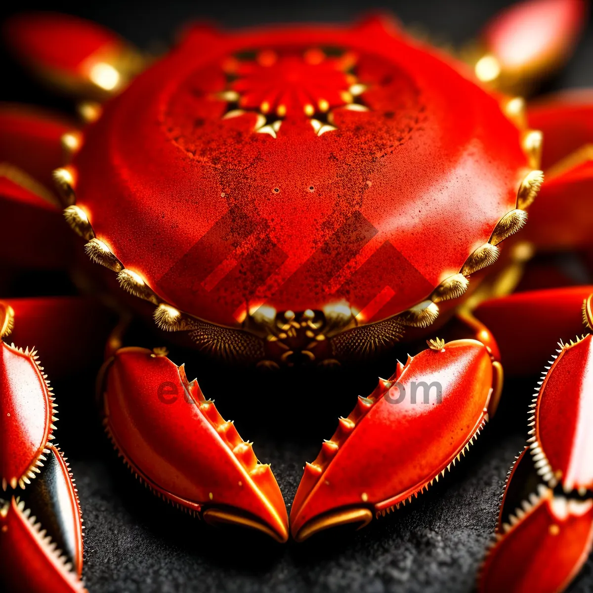 Picture of Festive Gold Crustacean Celebration Cap