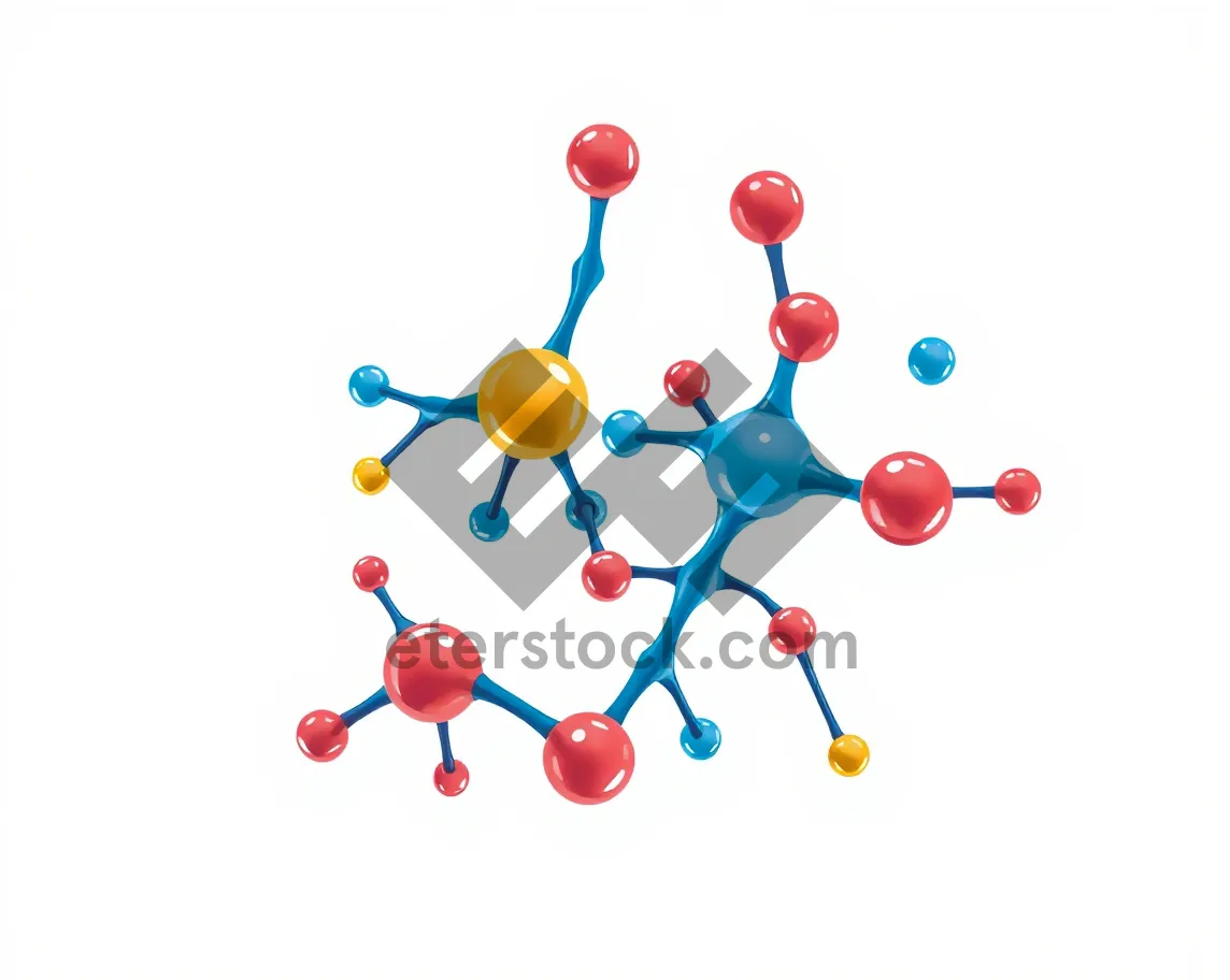 Picture of 3D Circle Group Oxygen Chemical Concept.