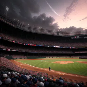 Stadium Field: Home Plate at Athletic Facility