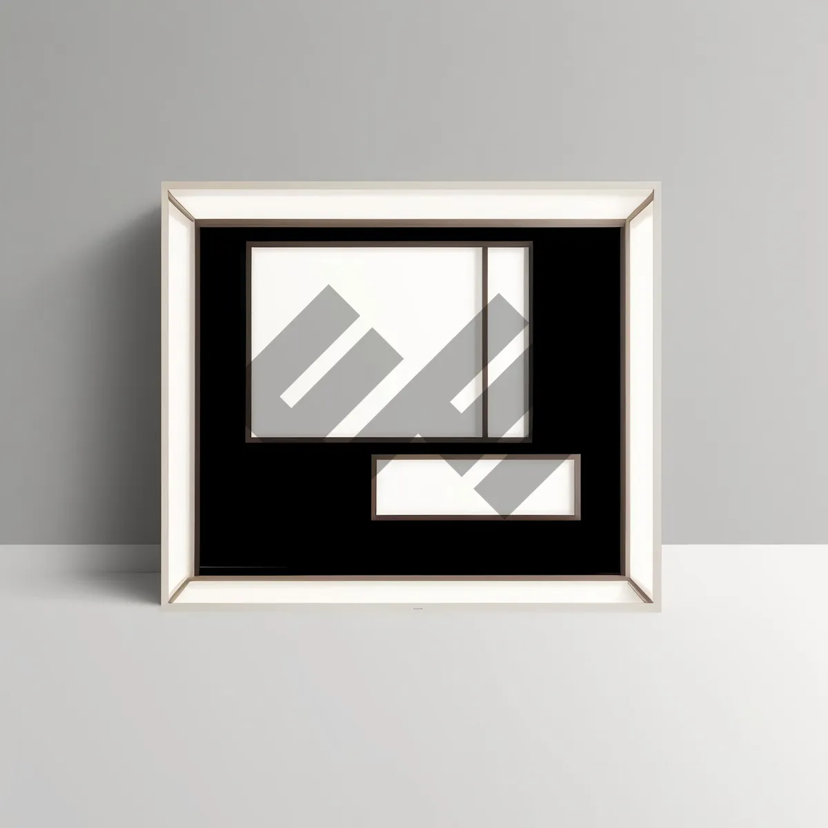 Picture of Empty Square Design in Boutique Hall Frame