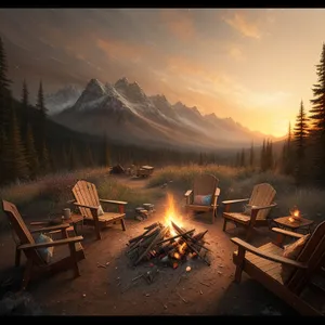 Barbecue By Mountains: Sunset Sky Park
