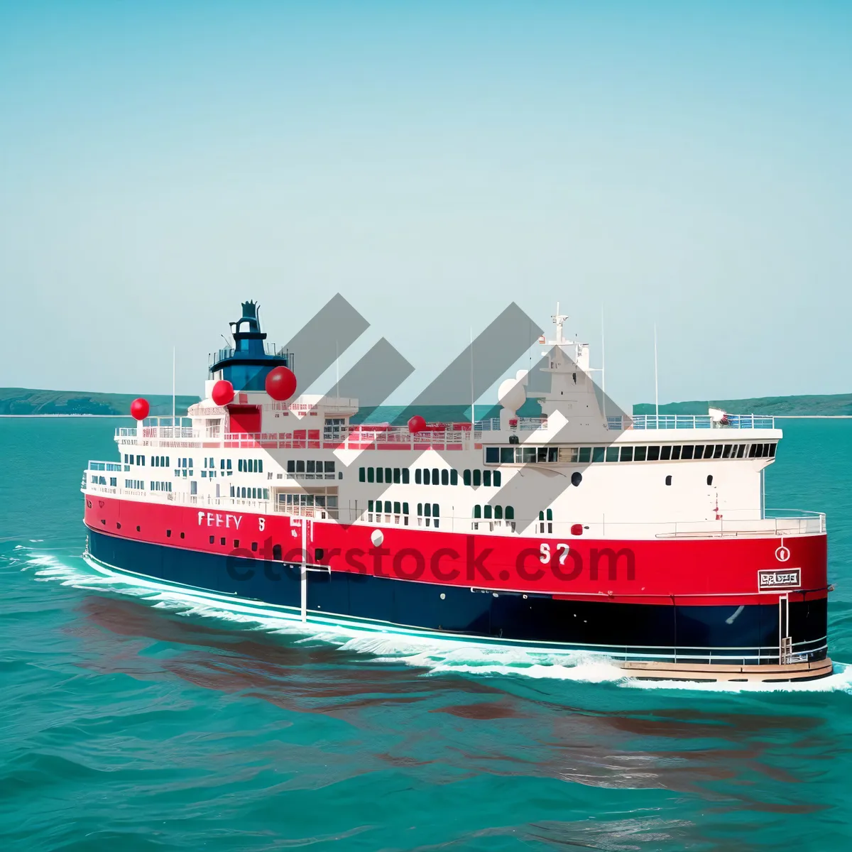 Picture of Seaside Excursion: Luxury Cruise Ship on Ocean