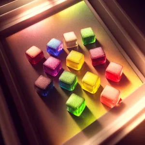 Vibrant Rainbow Eraser Creates Colorful Designs