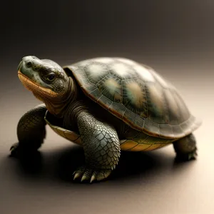 Slow and steady terrapin with protective shell