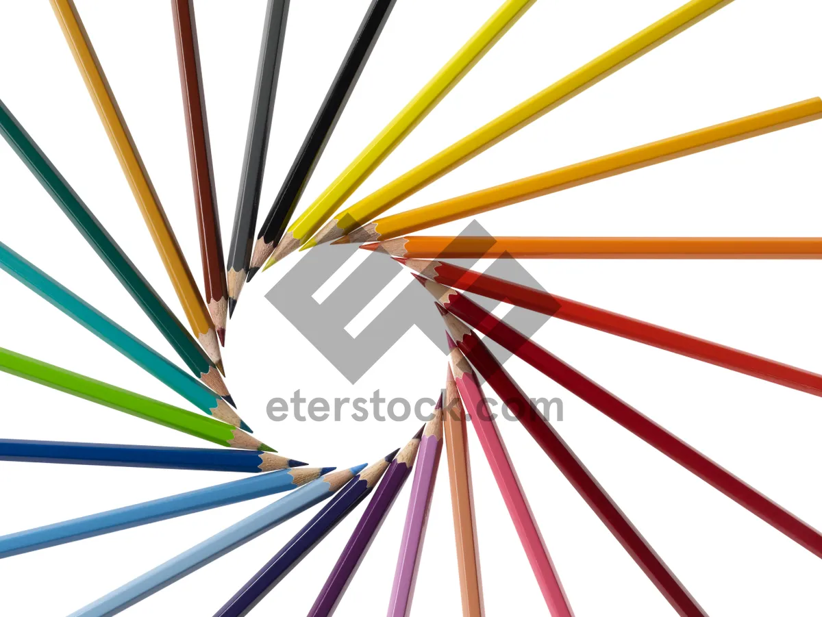 Picture of Colorful digital pattern design with light