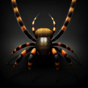 Barn Spider: Elegant Arachnid Masterfully Weaving Intricate Web