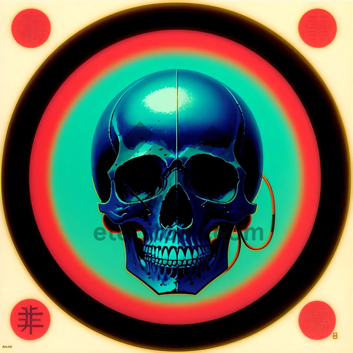 Picture of Shiny Round CD Icon Button: Compact Disk Symbol