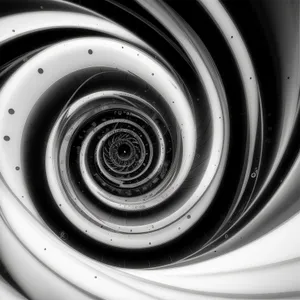 Shiny Coil: Abstract Digital Motion Art