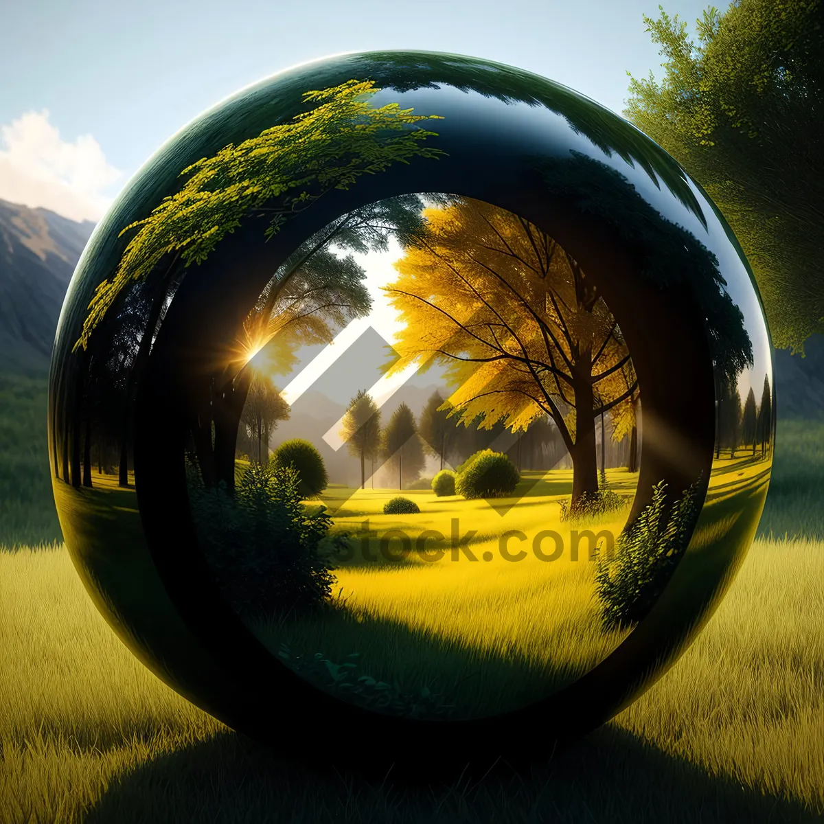 Picture of Global Reflection: 3D Earth Mirror