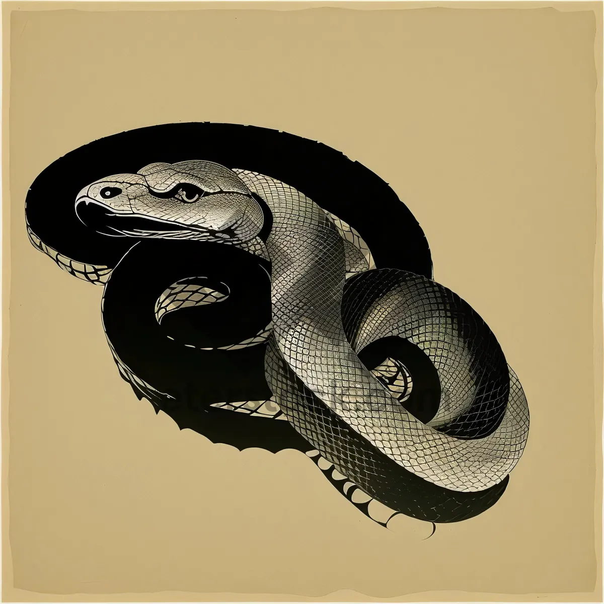 Picture of Wildlife Serpent Collection: King Snake, Sea Snake, Viper, Rattlesnake and Boa