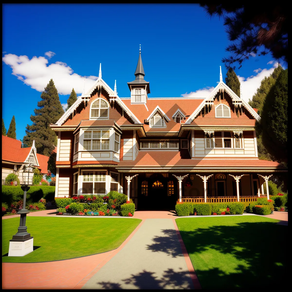 Picture of Historic University Residence with Majestic Brick Architecture