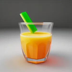 Fruitful Glass: Vibrant Orange Juice Icon