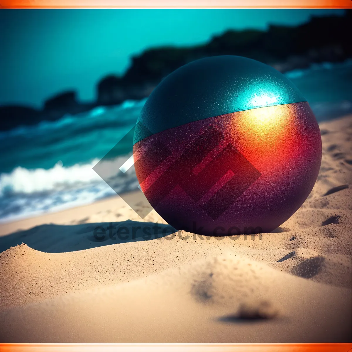 Picture of Colorful Egg Trackball: A Festive Electronic Sphere