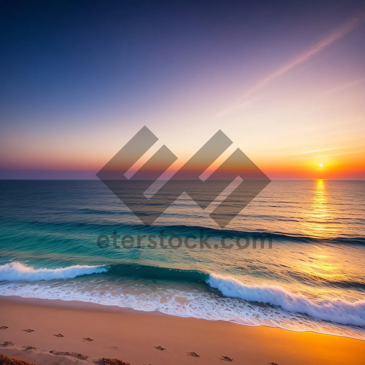 Picture of Sunset Beach Serenity