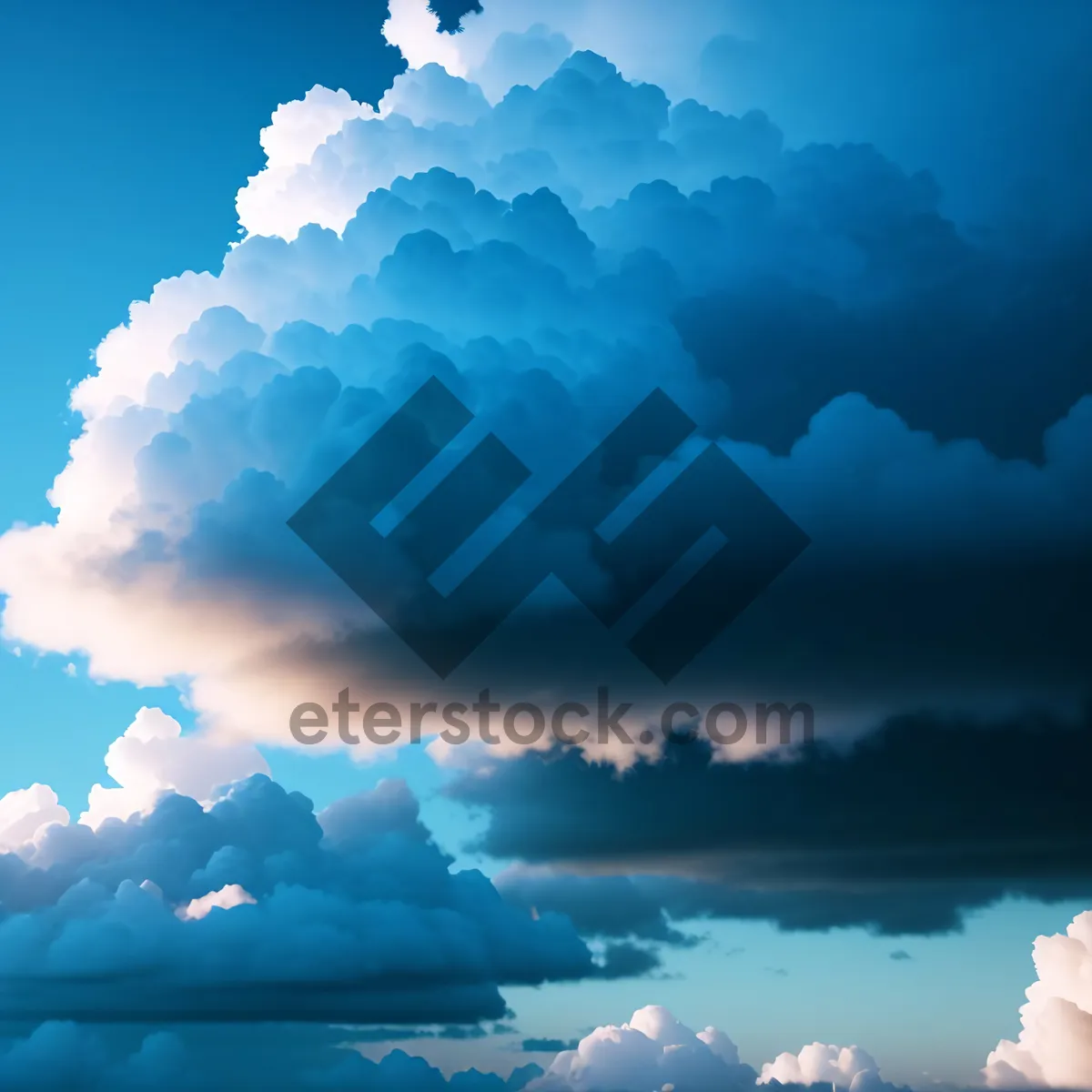 Picture of High Arctic Cloudscape with Glacial Reflections