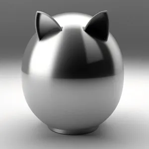 Shiny 3D Hen Sphere Icon