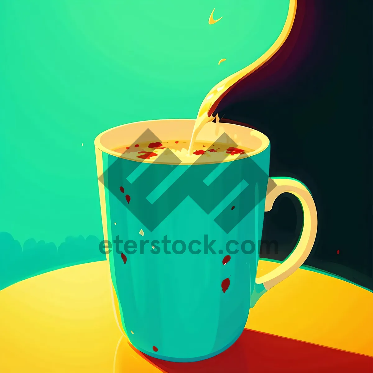 Picture of Sizzling Cup of Morning Coffee