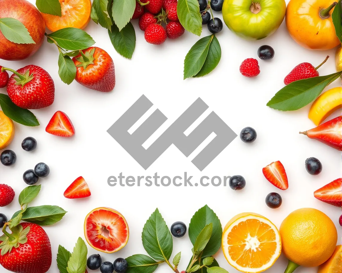 Picture of Fresh Fruit Salad with Organic Berries and Citrus