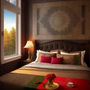 Modern Luxury Bedroom with Cozy Sofa and Stylish Decor