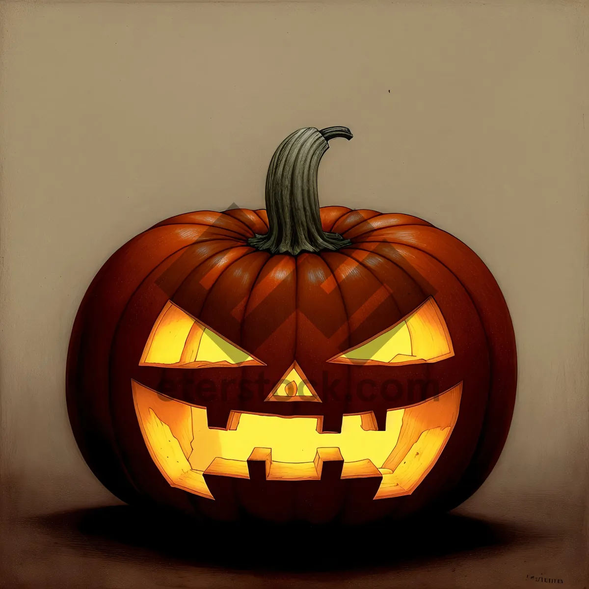 Picture of Spooky Jack-O'-Lantern Halloween Decoration