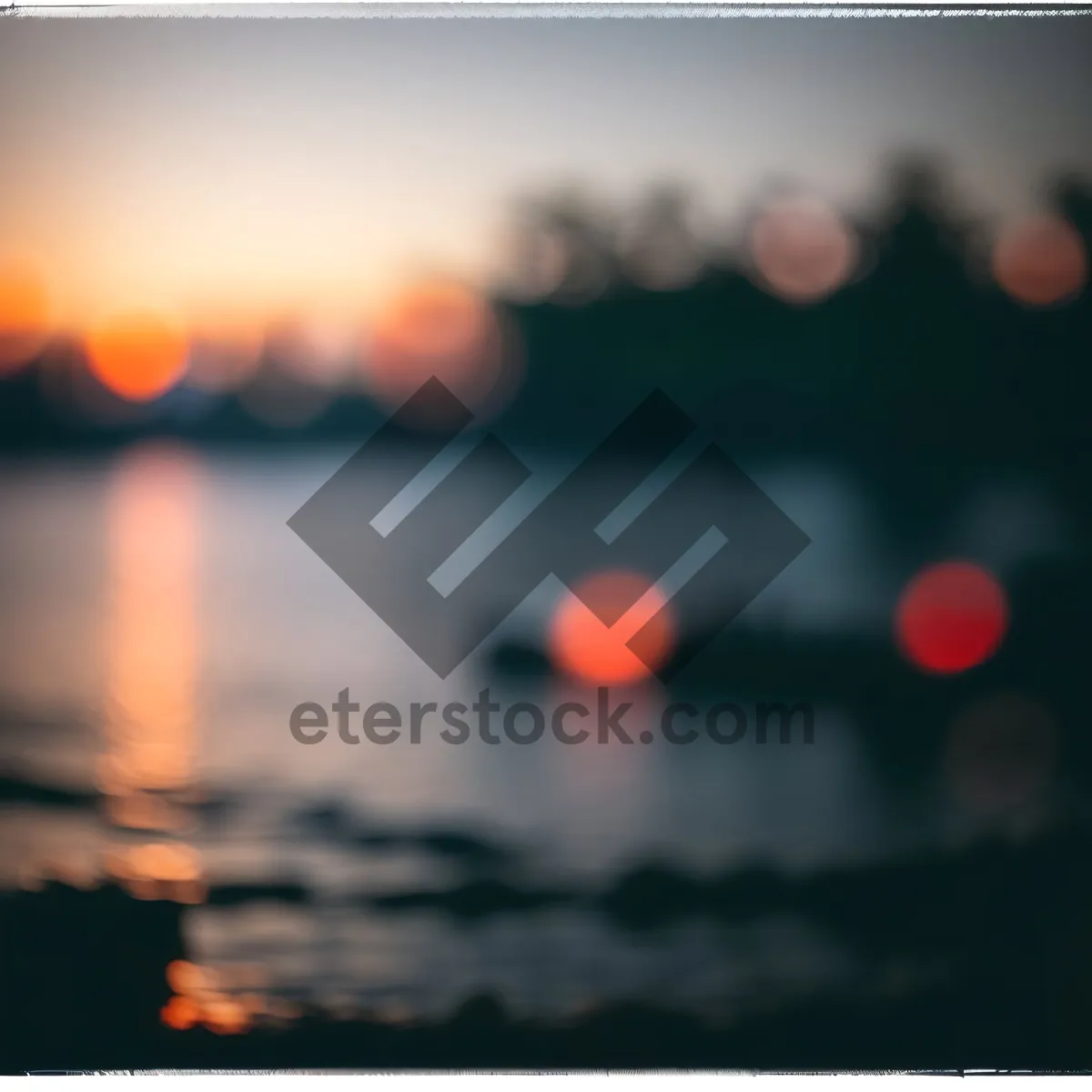 Picture of Dusk Horizon: Radiant Sunset over the Sea