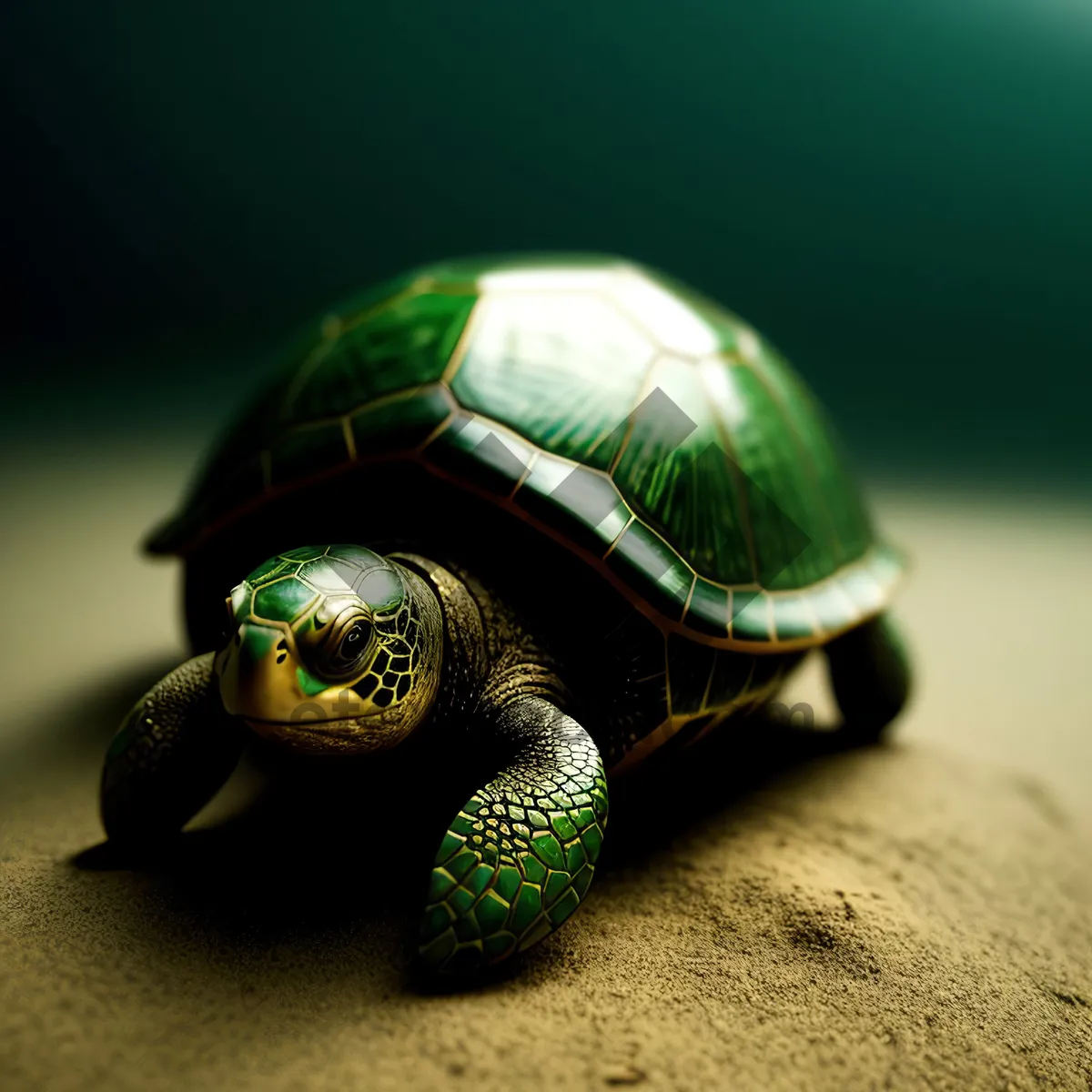 Picture of Mud Turtle: A Slow-moving Box Turtle with a Hard Shell