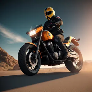 Speedy Motorcycle Helmet: Racing Gear for Extreme Road Sports