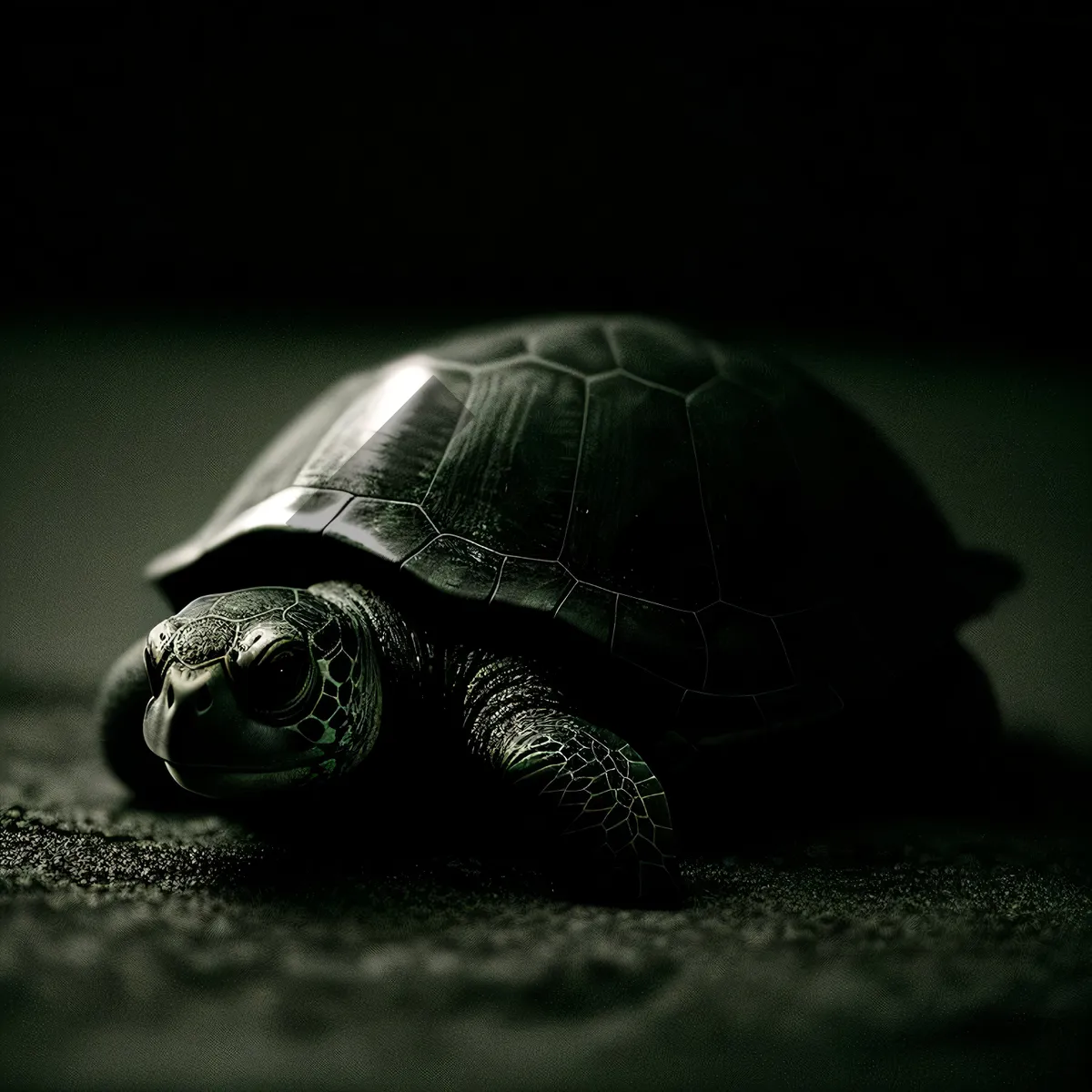 Picture of Slow and steady turtle with a shell