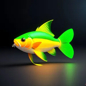 Goldfish Swimming in Aquarium Bowl