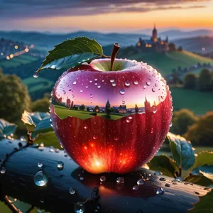 Fresh Apple Snack - Healthy Delicious Fruit Treat