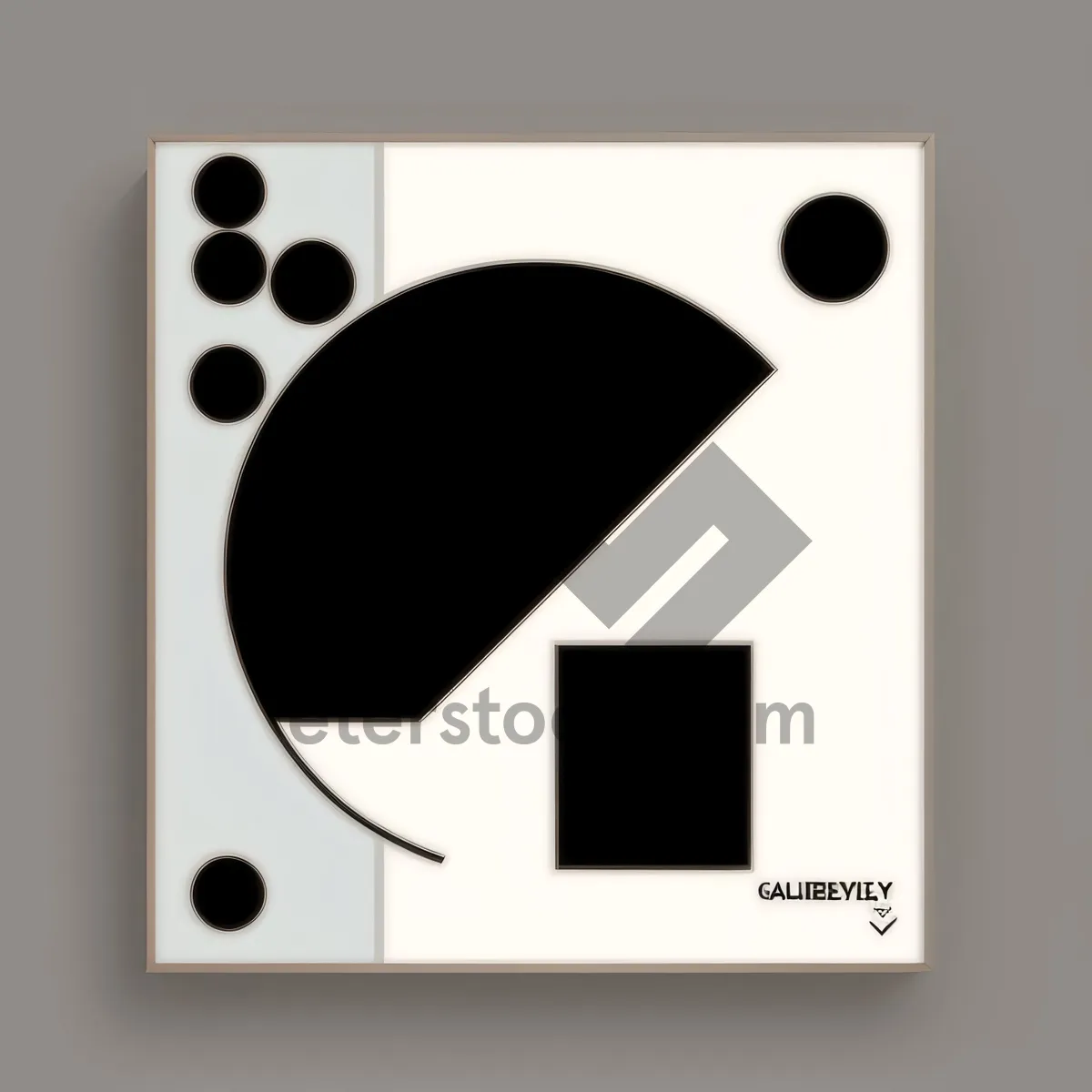 Picture of Blank Diskette Icon with Magnetic Disk Design