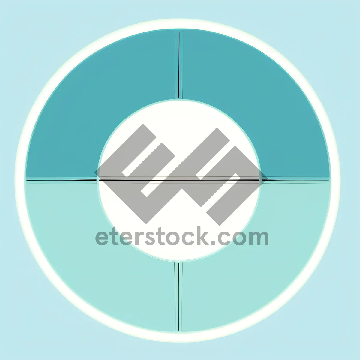 Picture of Glossy 3D Circle Web Button Icon