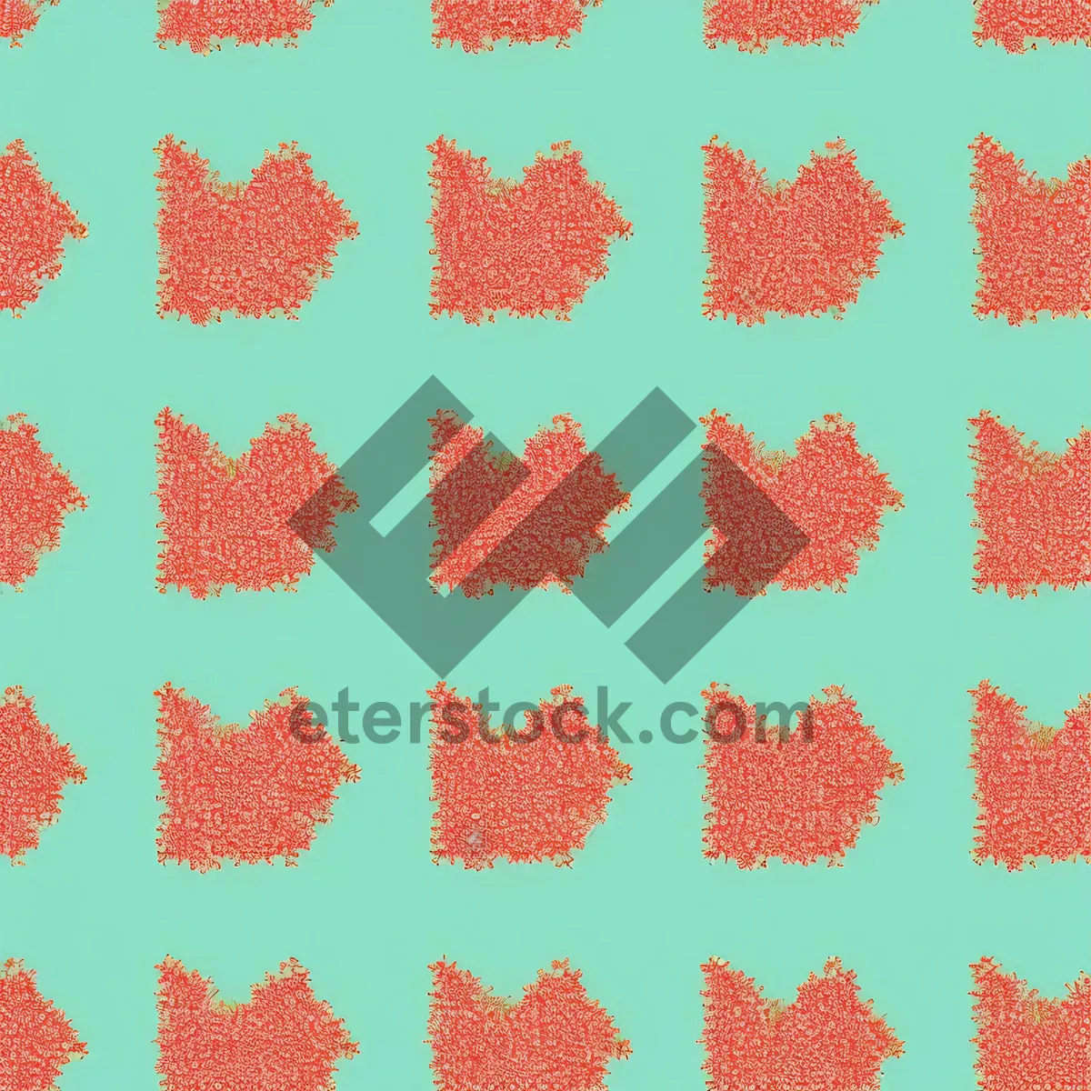 Picture of Retro Damask Seamless Pattern Design Texture Wallpaper