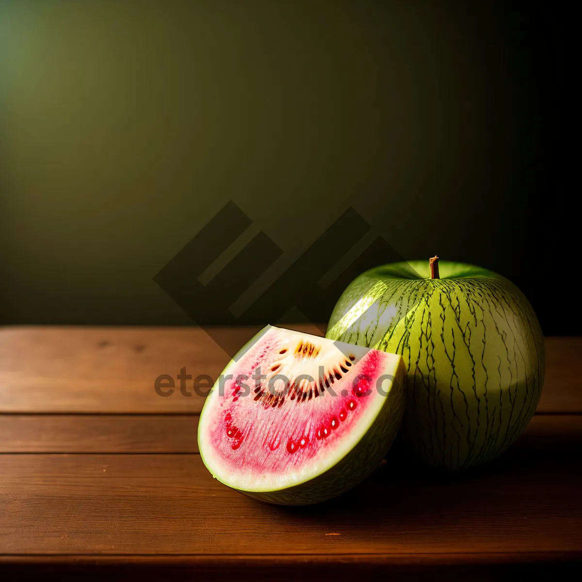 Picture of Fresh and Juicy Apple and Watermelon Delight