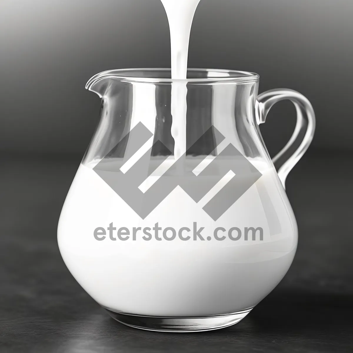 Picture of Glass Milk Pitcher - Kitchenware Beverage Container