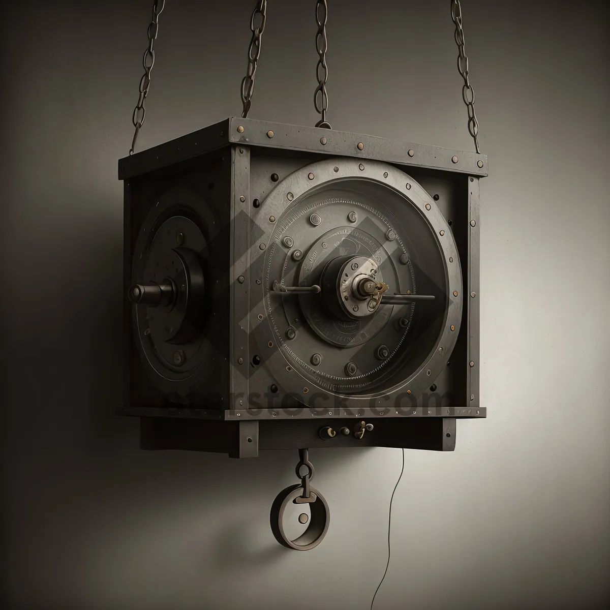 Picture of Vintage Barometer and Clock Pendulum