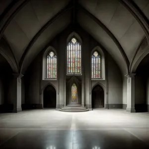 Historic Cathedral Vault: A Glimpse into Religious Architecture