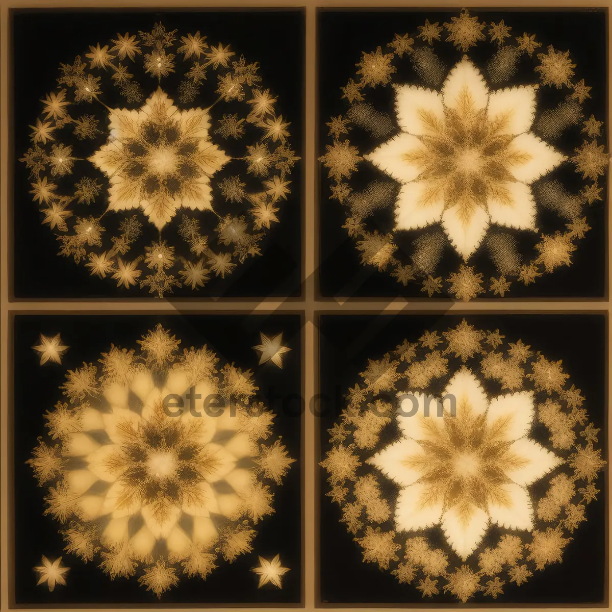 Picture of Elegant Baroque Floral Decor Pattern