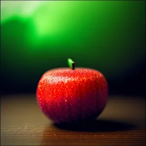 Fresh and Juicy Red Delicious Apple Snack