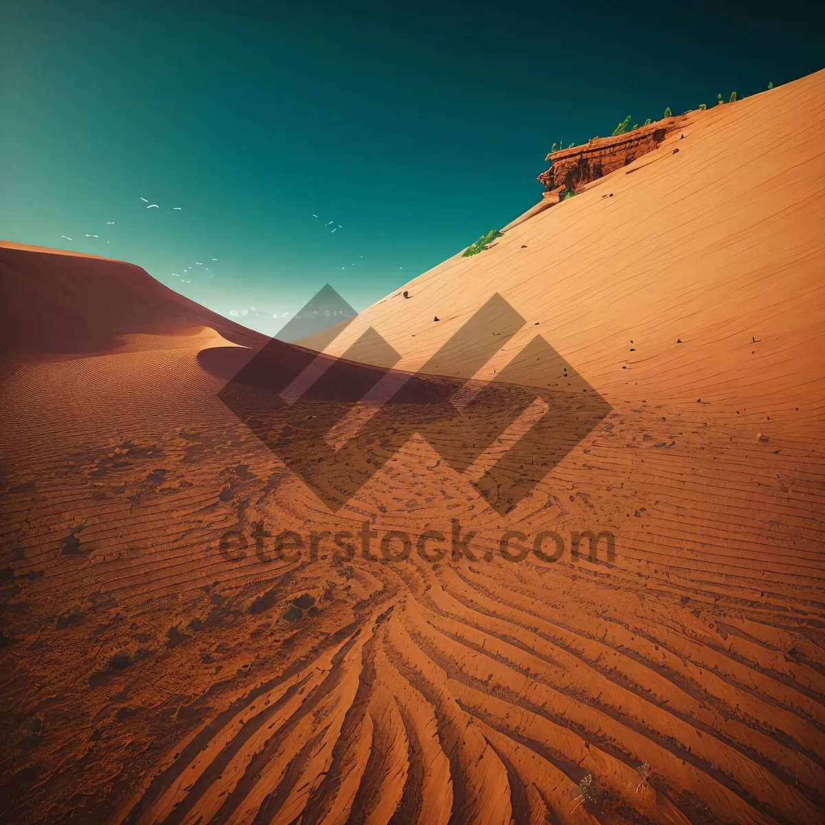 Picture of Scorching Sahara: Majestic Dunes Under Moroccan Sun