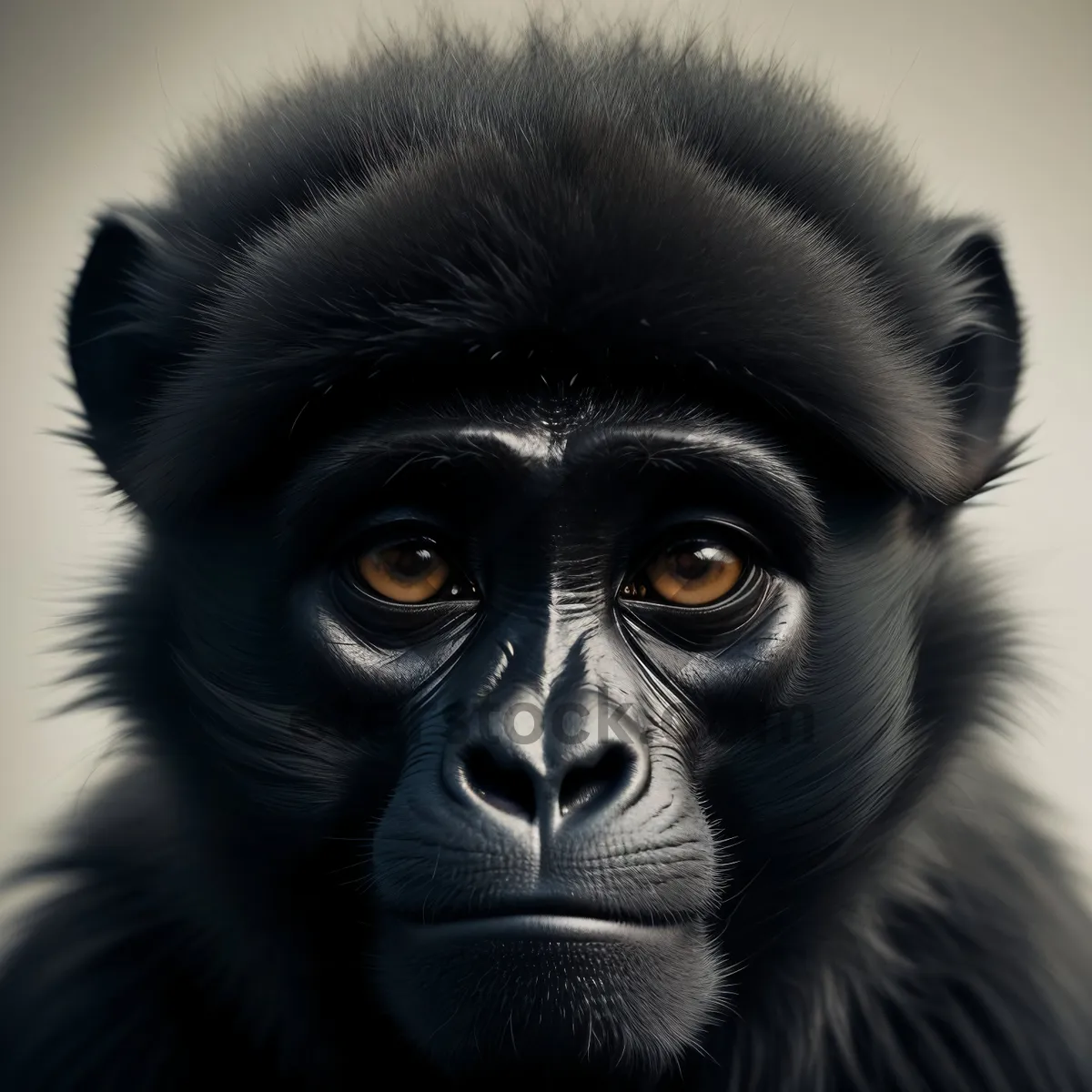 Picture of Wild Primate Portrait: Ape, Monkey, Gorilla, Gibbon