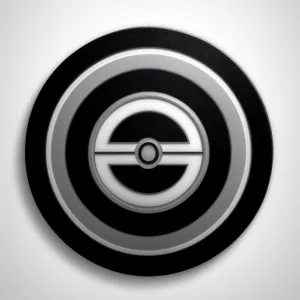 Black Shiny Web Button Set