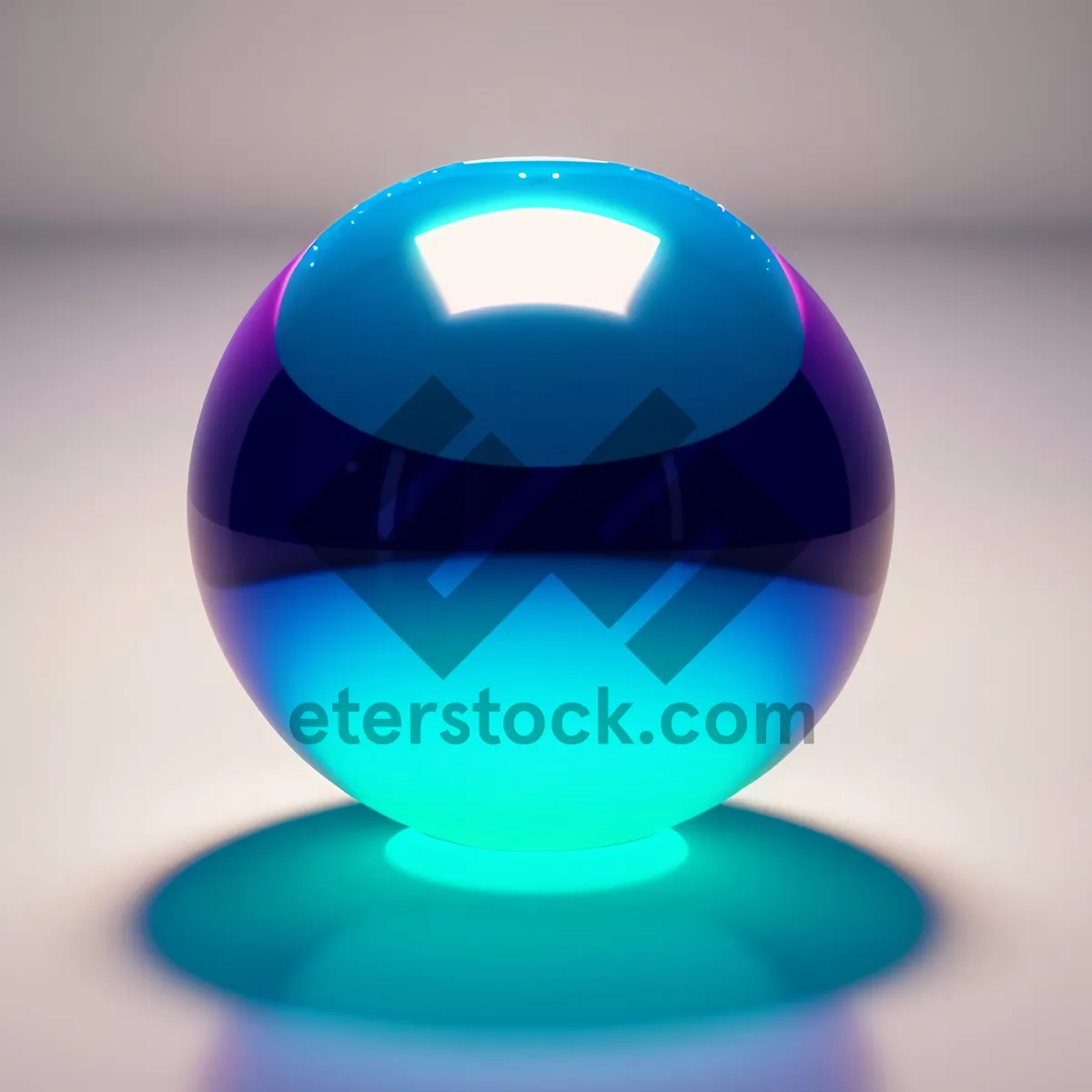 Picture of Glossy Glass Sphere Web Buttons Set