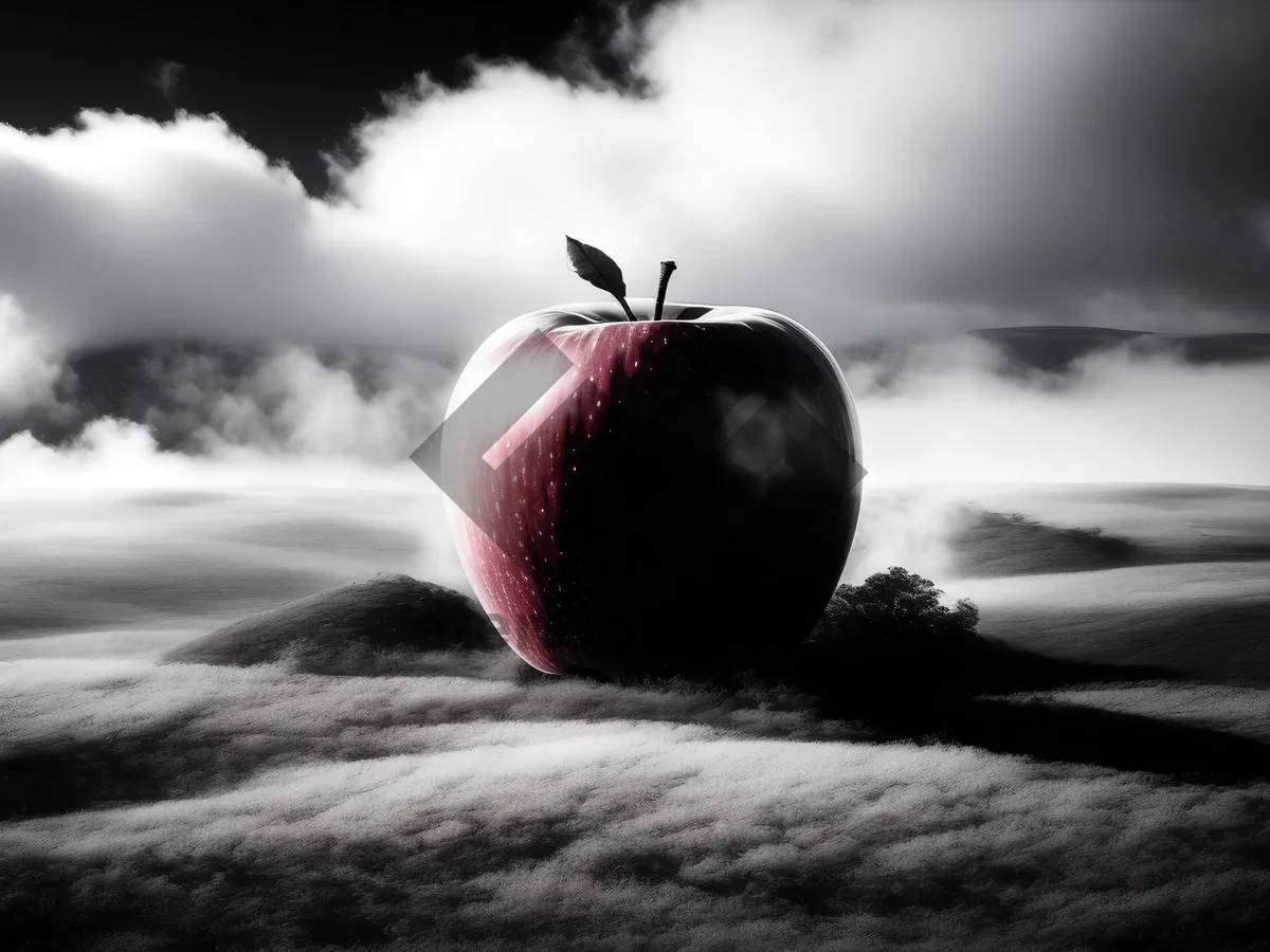 Picture of Fresh and Juicy Red Apple Snack