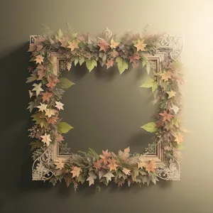 Festive Winter Holly Frame